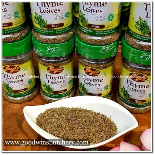 Herb Spice THYME LEAVES daun timi Jay's 27g JAYS